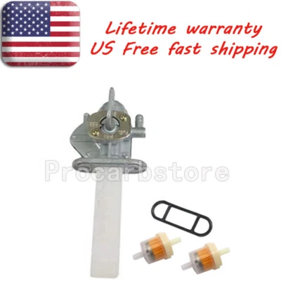 New Fuel Valve Petcock Switch Assembly For 1980-1983 Kawasaki 750 LTD KZ750H USA Foto 1 de 4