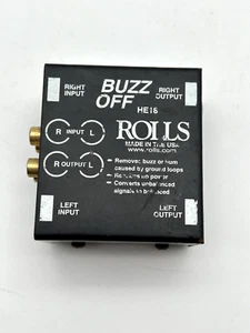 Rolls HE18 Buzz Off Hum Eliminator Balanced/Unbalanced Conve Untested As-Is - Picture 1 of 9