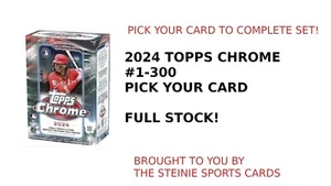 2024 Topps Chrome RC & VETS #1-300 You Pick CHEAP! UPDATED 01/25 - Picture 1 of 4