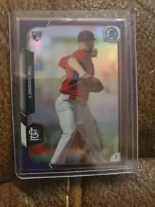 2015 BOWMAN CHROME TIM COONEY PURPLE REFRACTOR RC #/250 CARDINALS - Picture 1 of 2