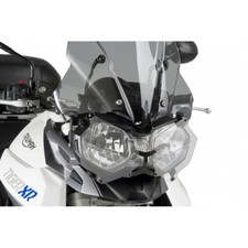 PUIG HEADLIGHT PROTECTOR FOR TRIUMPH TIGER 800/XC 2011 2014 CLEAR 8124W