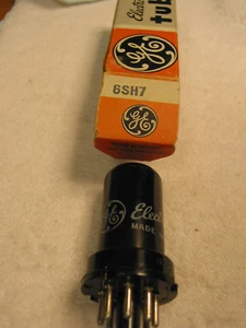 1 NOS GE 6SH7 Metall Radioröhre geprüft - Bild 1 von 1