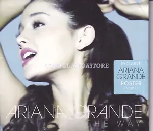 ARIANA GRANDE - THE WAY / 2013 CD Single feat. MAC MILLER w/ POSTER - Picture 1 of 2