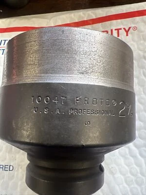 Proto 10047 Professional 2-15/16″ Impact Socket 1″ Drive, Black Oxide Made USA - Image 1 of 3