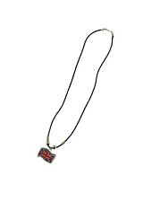 Zac's Alter Ego® Union Jack Flag Pendant on Wax Cord Necklace for Men/ Women