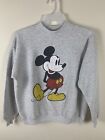 Vintage Disney Mickey Mouse Sweater Grey Classic! Unisex Womens XL / Men’s Large