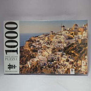 Mindbogglers 1000 Piece Jigsaw Puzzle Santorini Greek Islands Hinkler Sealed New - Picture 1 of 10