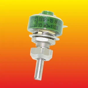 10 kOhm 1 W WIREWOUND POTENTIOMETER VARIABLE TRIMMER RESISTOR PPB-1V - Picture 1 of 5