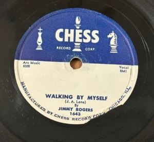 JIMMY ROGERS WALKING BY MYSELF CHESS 78 RPM RECORD BIG WALTER - Imagen 1 de 4