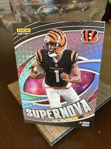 2024 Panini Instant NFL Ja'Marr Chase SUPERNOVA 1/451 SP Cincinnati Bengals #6 - Picture 1 of 8