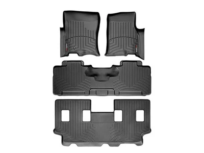 WeatherTech FloorLiner for 2007-2010 Lincoln Navigator - Full Set, Black - Image 1 of 4