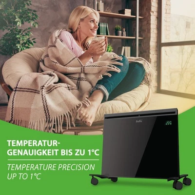 Konvektor Elektroheizer Frostwächter Heizgerät Radiator Heizung Heizlüfter 1500W - Bild 1 von 4