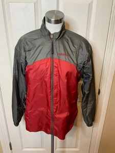 Marmot Red & Gray Lightweight Zip-Up Jacket, Size M - Picture 1 of 6
