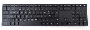 HP Programmable Wireless 455 Keyboard UK British QWERTY Layout Black OPEN BOX - Picture 1 of 6