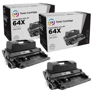 LD 2PK CC364X 64X HY Czarny toner laserowy do HP LaserJet P4015tn P4515tn - Zdjęcie 1 z 9