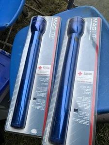 S4d Maglite 4 D-cell Flashlight - S4D116, Lot Of Two Lights - Picture 1 of 4