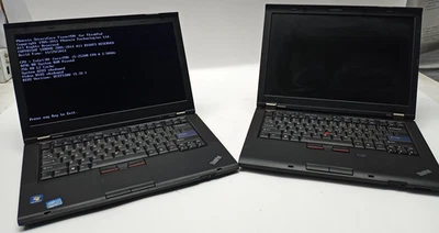 Lote de 2 ThinkPad T410 14"HD i5-2520M@2.40GHz 8GB RAM SIN HDD/SIN OS GE305! Foto 1 de 4