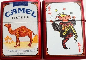 Zippo Camel JOKER Red Pack CZ LIMITED EDITION 50 MADE Apple RED CASE Poker Camel - Picture 1 of 13