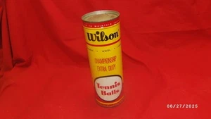 Palline da tennis vintage Wilson 3 Championship Extra Duty - nuove sigillate chiave latta metallo - Foto 1 di 3