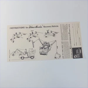 Corgi Toys 1142 Holmes Wrecker Truck Instructions Sheet - Picture 1 of 7