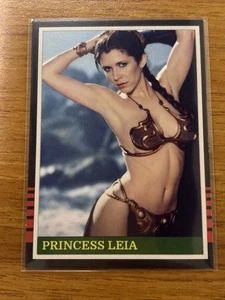 PRINCESS LEIA Custom Trading Card Return of the Jedi Gold Bikini - Picture 1 of 1