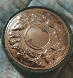 Antica Scatola portagioie argento e velluto vintage silver velvet box - Foto 1 di 4