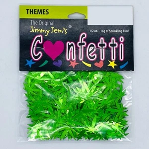 Confetti Marijuana Leaf 3/4" Green - 2 Pchs or 1/2 lbs - FREE SHIP (9000) - Picture 1 of 15