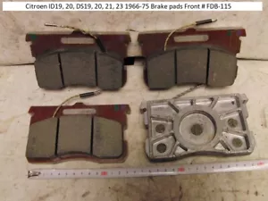 Citroen ID19, 20, DS19, 20, 21, 23 1966-75 Brake pads Front. # FDB-115 - Foto 1 di 4