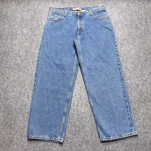 Levis Jeans Boys 36x29 Husky Blue 550 Relaxed Fit Tapered Medium Wash Deadstock - Picture 1 of 12