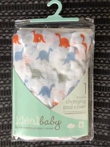 Aden by Aden + Anais  Baby Changing Pad Cover Dinosaur Dino 100% cotton muslin - Picture 1 of 3