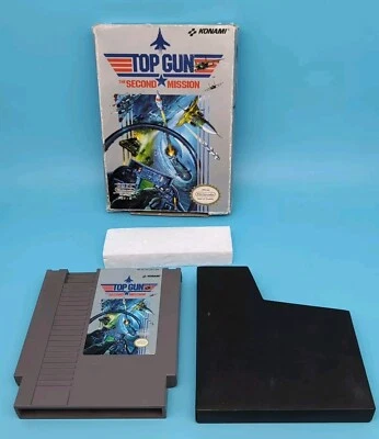 Top Gun The Second Mission - Nintendo NES - IN BOX w/ FOAM NO MANUAL WORKS - Image 1 of 4