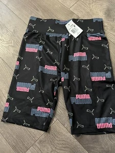 Puma Power Pack Biker Shorts Size Medium New - Picture 1 of 3