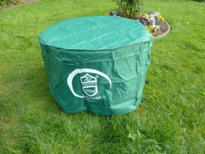 Hochwertige Schutzhülle Abdeckung für runden Gartentisch Gartenmöbel 160x65 - Picture 1 of 9