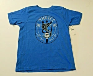O'Neill Little Boys XL/7X Blue Short Sleeve Tee T-Shirt Snake Skull NWT - Picture 1 of 1
