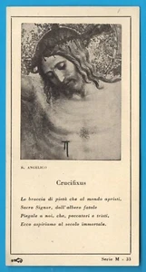 Gesù Crocifisso Ricordo Sacerdote Montalbano Elicona santino holy card MA1156 - Picture 1 of 2