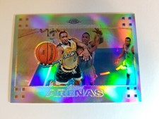 GILBERT  ARENAS 2007-08 TOPPS CHROME REFRACTOR #4/999 WIZARDS 