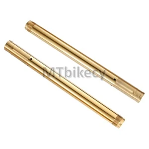 2xGold Front Inner Fork Tubes For Honda CBR1000RR Fireblade 2008-2011 43x512mm - Picture 1 of 5