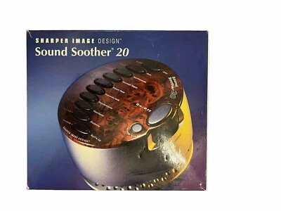 Sharper Image Sound Soother 20 Sound Therapy SI677 White Noise Faux Wood Finish - Image 1 of 4