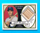 Mark Teixeira 2005 Topps "Cracker Jack" Game Used Bat #TO-MT Mini Card Rangers