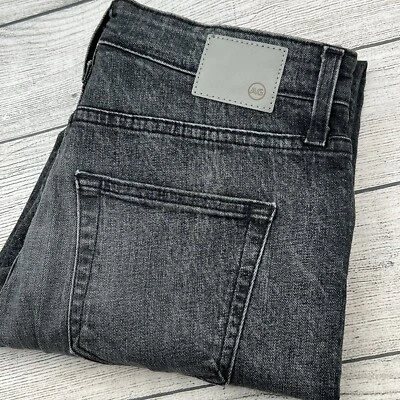 AG Adriano Goldschmied Womens 26R Black Ex Boyfriend Slouchy Slim 30x28 EUC - Image 1 of 4