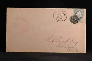 Massachusetts: Copertina pubblicitaria illustrata incisore legno di riso Lowell 1880s - Foto 1 di 2