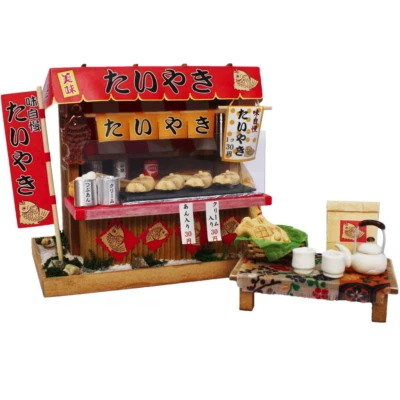 8537 Billy Handmade Dollhouse Japanese Taiyaki Shop