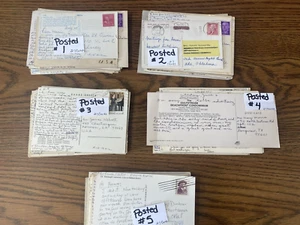 Vintage. 5 Konvolut 27 Postkarten - verschickt aus den 50er bis 90er Jahren #25-21 - Bild 1 von 22