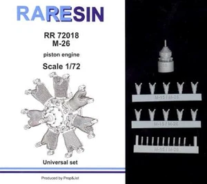 Rare Resin Models 1/72 M-26 PISTON ENGINE Resin Set - Picture 1 of 1