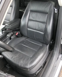 A6 4B + Kombi Sitz vorne links Fahrersitz Ledersitz Buffalino Leder schwarz SHZ - Bild 1 von 6