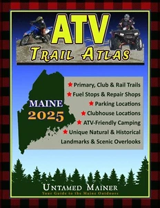 2025 Maine ATV Trail Map Atlas - Picture 1 of 6