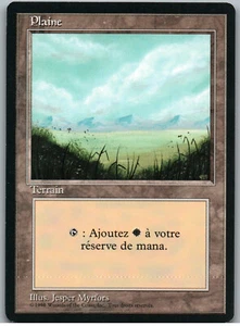 Plains (A) | MtG Magic Revised Edition FBB Foreign Black Border | French | NM- - Picture 1 of 2