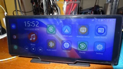 10.26" Multimedia WIFI Wireless Carplay Android Auto + Dashcam Per Auto - Immagine 1 di 4