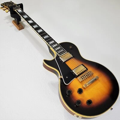 Guitarra eléctrica Gibson Les Paul 1979 personalizada para zurdos zurdos vintage Sunburst Foto 1 de 4
