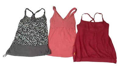 Lote pequeño de 3 camisetas sin mangas deportivas activas Lole para mujer sujetador de estante Lolë Foto 1 de 4